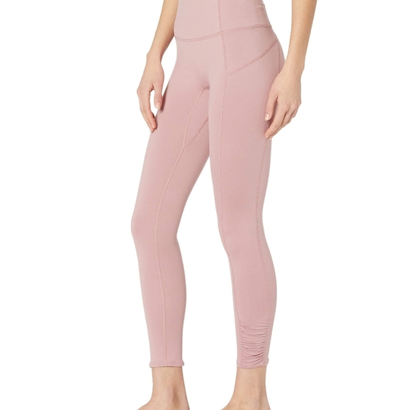 Free People Movent Your A Peach Leggings Taupe, Large - Picture 2 of 3